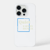 Quiet confidence cute iPhones design iPhone Hoesje (Achterkant)