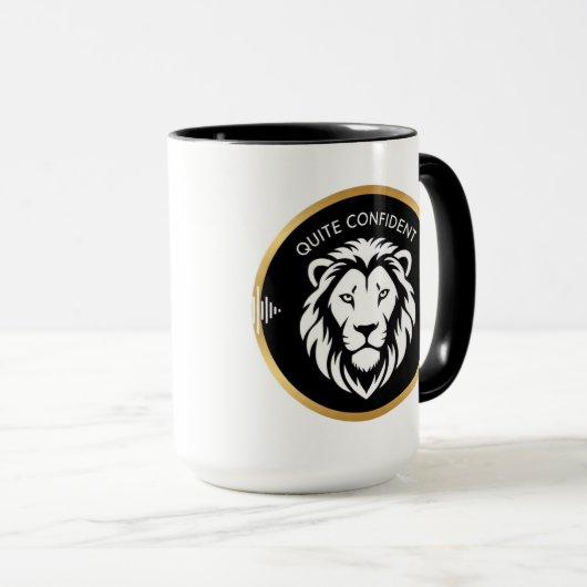 Quiet Confidence Minimalist Mok (Voorkant rechts)