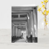 Quiet Couple Blank Kaart (Gele Bloem)