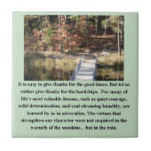 Quiet Courage Inspirerend Tegeltje (Voorkant)