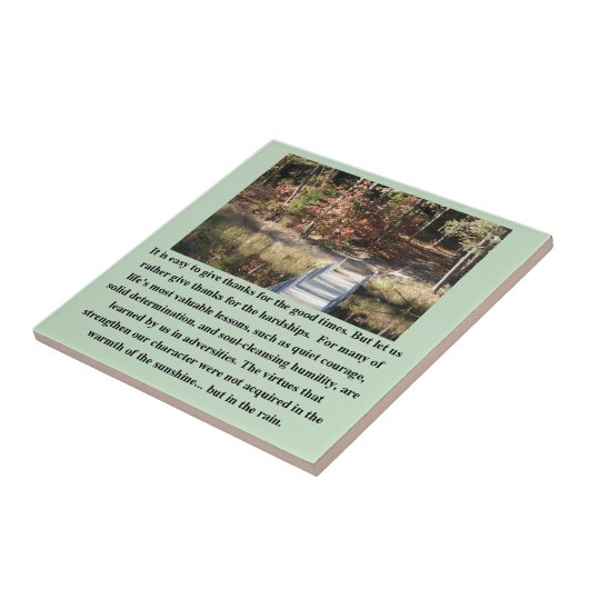 Quiet Courage Inspirerend Tegeltje (Zijkant)