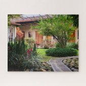 Quiet Courtyard Garden in Cobán, Guatemala – Peace Legpuzzel (Horizontaal)