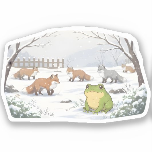 Quiet Curiosity Sticker (Voorkant)