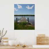 Quiet Dock in the Upper Peninsula Poster (Keuken)