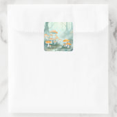 Quiet Forest Dreaming – Mushroom Forest Sticker (Tas)