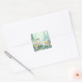 Quiet Forest Dreaming – Mushroom Forest Sticker (Envelop)