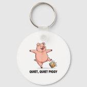 Quiet Ggy Funny Litical Meme Anti-trump Design  Sleutelhanger (Voorkant)