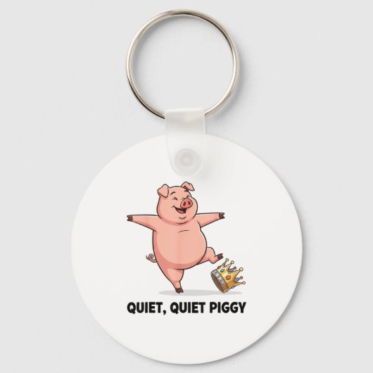 Quiet Ggy Funny Litical Meme Anti-trump Design  Sleutelhanger (Voorkant)