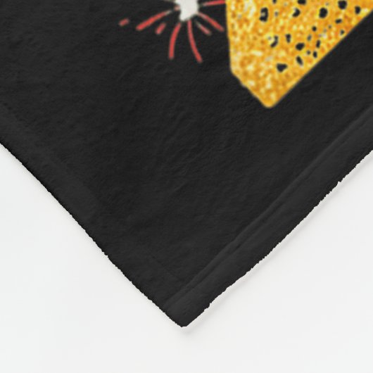 Quiet Ggy Happy New Year 2026 Cute Animal  Fleece Deken (Hoek)