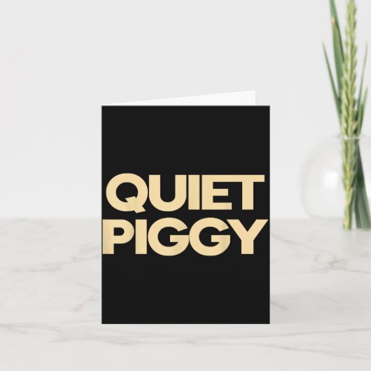 Quiet Ggy  Kaart (Voorkant)
