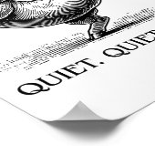 Quiet Ggy Meme Feminist Subtle Humor Protest Resis Poster (Hoek)