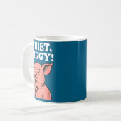 Quiet Ggy Meme Saying Humor Tees Koffiemok (Voorkant links)