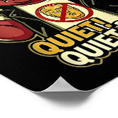 Quiet Ggy Sarcastic Litical Humor Funny Design Gif Poster (Hoek)