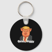 Quiet Ggy Snarky Litical G Joke Design Sleutelhanger (Voorkant)