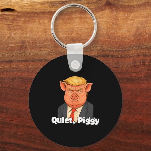 Quiet Ggy Snarky Litical G Joke Design Sleutelhanger (Voorkant)