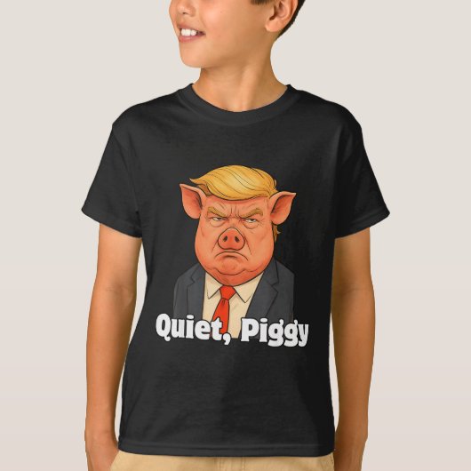 Quiet Ggy Snarky Litical G Joke Design  T-shirt (Voorkant)