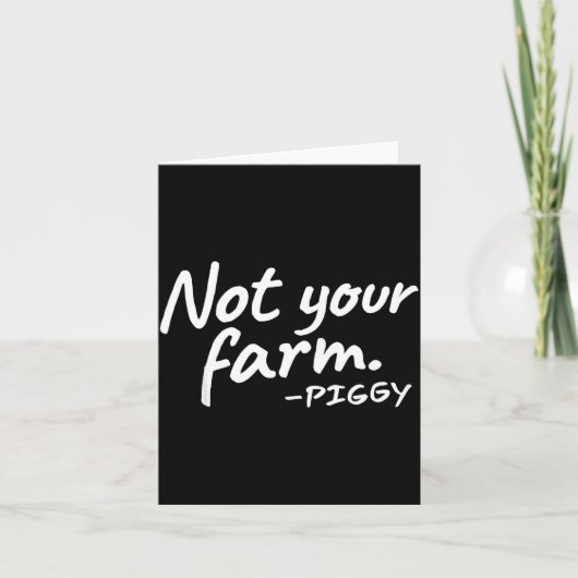 Quiet Ggy Woman’s Sarcastic Answer  Kaart (Voorkant)