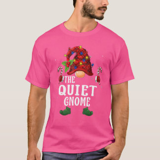 Quiet Gnome Buffalo Pset Matching Family Christma T-shirt