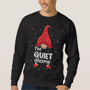 Quiet Gnome Family Matching met Kerstmis Funny Paj Trui
