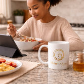 Quiet Gold Swirl Classic Mug, 11 oz Koffiemok