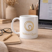 Quiet Gold Swirl Classic Mug, 11 oz Koffiemok