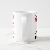 Quiet Holiday Mug – Calm Hot Chocolate Cup Grote Koffiekop (Achterkant)