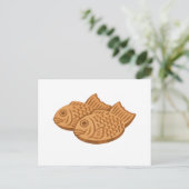 Quiet Icons – Japanese Taiyaki Briefkaart (Staand voorkant)