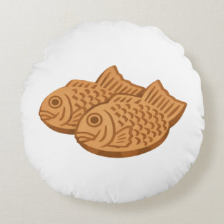 Quiet Icons – Japanese Taiyaki Rond Kussen