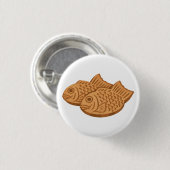 Quiet Icons – Japanese Taiyaki Ronde Button 3,2 Cm (Voorkant /achterkant)