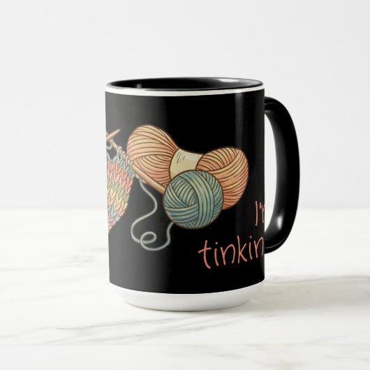 QUIET! I'm tinking. Mok (Voorkant rechts)