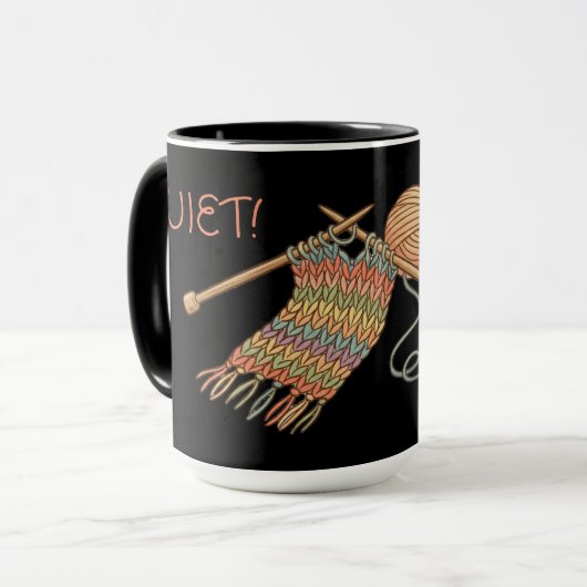 QUIET! I'm tinking. Mok (Voorkant links)