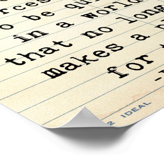 Quiet John Green Quote Wall Art lezen Poster (Hoek)