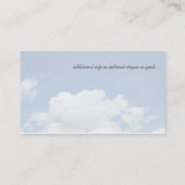 Quiet Landscaper Blade van Grass Natuur Visitekaartje (Achterkant)