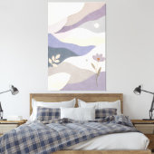 Quiet Layers Canvas Afdruk (Insitu (Slaapkamer))