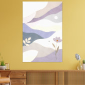 Quiet Layers Canvas Afdruk (Insitu (Woonkamer))