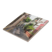 Quiet Little Street van Puerto Rico Tegeltje (Zijkant)