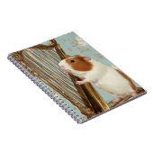 Quiet Melody – Elegant Guinea Pig Notebook Notitieboek (Rechterzijde)