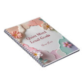 Quiet Mind Loud Doelen – Aangepaste naam Motivatie Notitieboek (Rechterzijde)