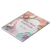 Quiet Mind Loud Doelen – Aangepaste naam Motivatie Notitieboek (Linkerzijde)