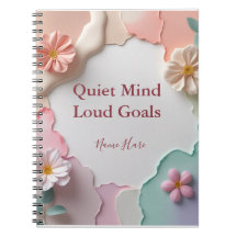 Quiet Mind Loud Doelen – Aangepaste naam Motivatie