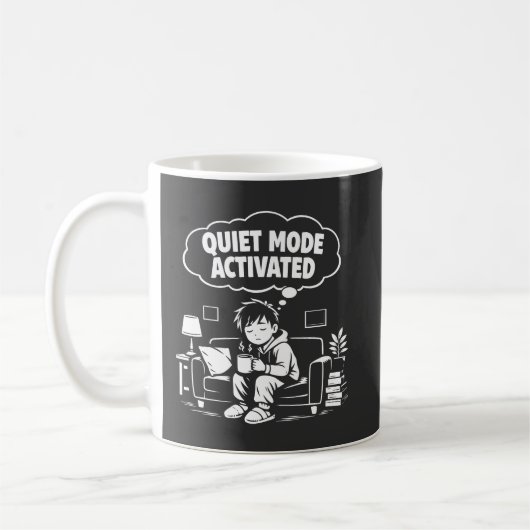 Quiet Mode Activated Koffiemok (Links)