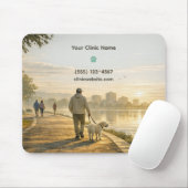 Quiet Morning Walk – Clinic Mousepad Muismat (Met muis)