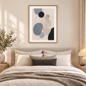 Quiet Passage | Minimal Abstract Plaster Art Print