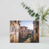 Quiet Picturesque Street in Rome Italië Briefkaart (Staand voorkant)