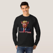 Quiet Piggy | Anti-Trump Political Humor T-shirt (Voorkant volledig)