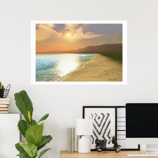 QUIET PLAATST AFDRUKKEN POSTER (Thuiskantoor)