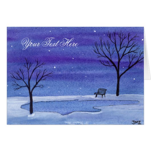 Quiet Place Waterverf (Voorkant Horizontaal)