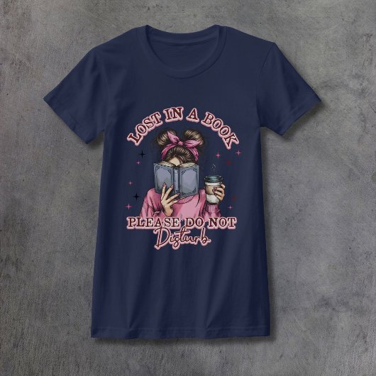 Quiet Please I'm Reading Women's Fitted T-shirt