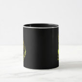 Quiet Power Feline Mug | Elegant Wildlife Art Mok (Midden)