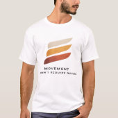 Quiet Progress Minimal Quote T-shirt (Voorkant)